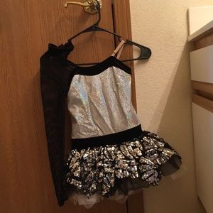 Girls dance costume